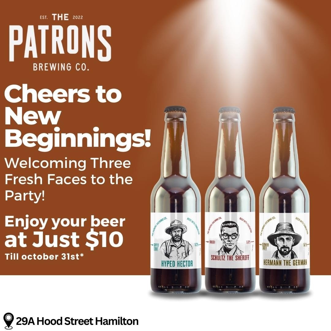 The Patrons Brewing Co. — Cheers to New Beginnings