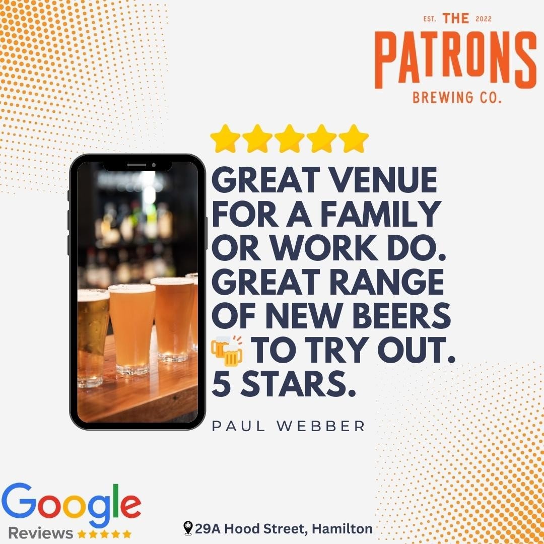 The Patrons Brewing Co. — Customer review campaign